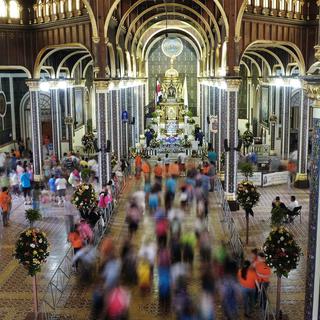 La Basilique Notre-Dame des Anges de Cartago au Costa Rica. [EPA/Keystone - Jeffrey Arguedas]