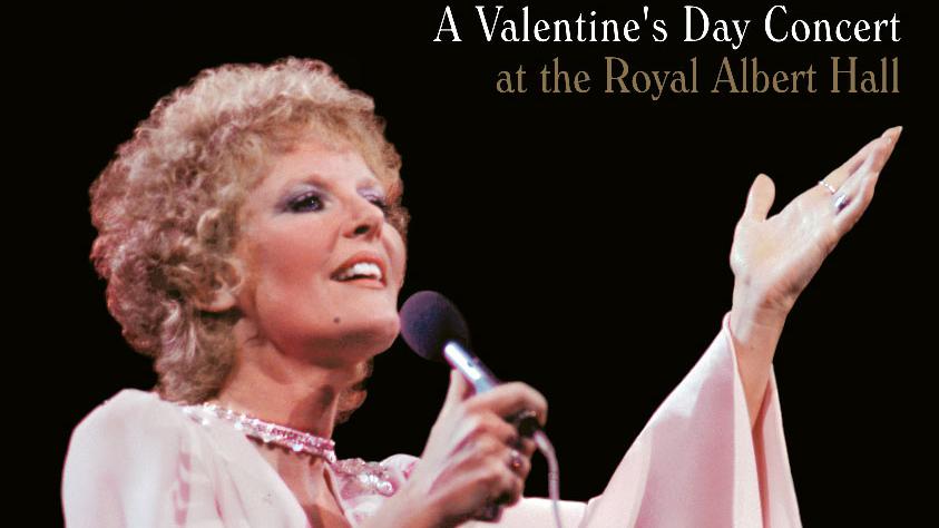 La couverture du disque "A Valentine's Day Concert" de Petula Clark. [DR]