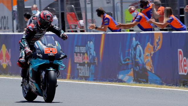 Fabio Quartararo remporte pour la 1ère fois un GP dans la catégorie reine. [Romain Rios]