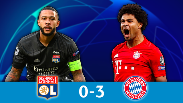 1-2, Lyon - Bayern Munich (0-3): Gnabry punit l'OL, le Bayern en finale !