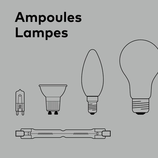 Les ampoules halogènes, qui donnent une belle lumière mais dont le rendement est catastrophique, ne peuvent pas toujours être remplacées par les beaucoup plus économes ampoules LED. [Alledin - Alledin]