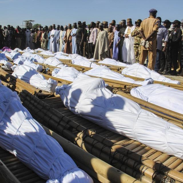 Au moins 110 civils ont été tués dans une attaque jihadiste au Nigeria. [AFP - Audu Marte]