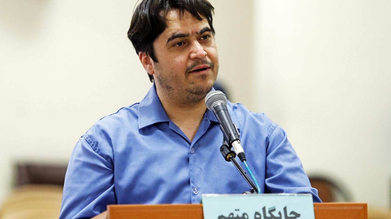 L'ancien journaliste Rouhollah Zam avait comparu pour 17 chefs d'accusation. [Mizan News Agency / AFP - Ali Shirband]