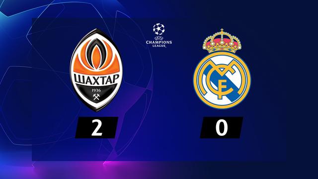 5e journée, Shakhtar Donetsk - Real Madrid (2-0)