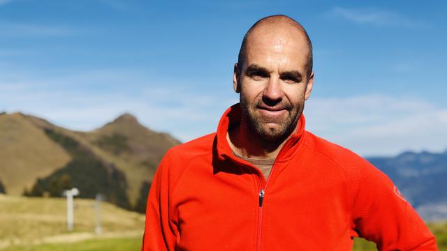 Le Suisse Didier Défago, champion olympique de ski. [RTS - Karine Vasarino]