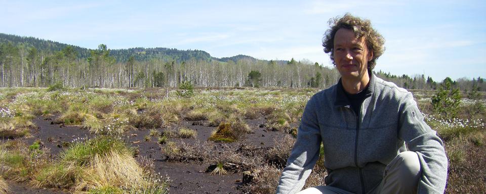 Edward Mitchell, professeur de biologie à l'Université de Neuchâtel, responsable du laboratoire sur la biodiversité. [Isabelle Gendre]