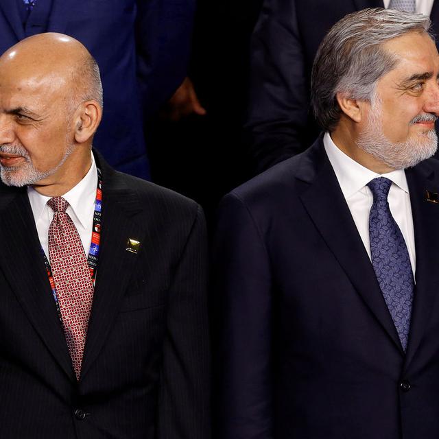 Ashraf Ghani et Abdullah Abdullah revendiquent tous les deux la présidence de l'Afghanistan. [Reuters - Jonathan Ernst]