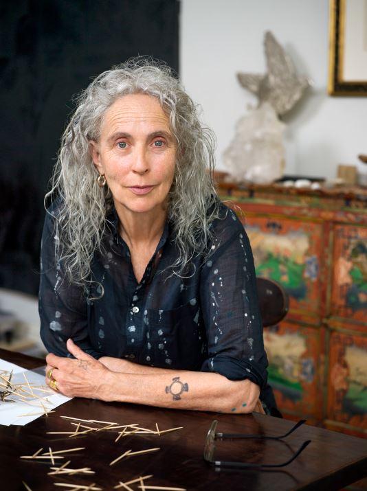 Kiki Smith dans son studio, État de New York, août 2019. [Nina Subin]