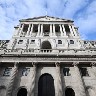La banque d'Angleterre à Londres. [EPA/Keystone - Facundo Arrizabalaga]