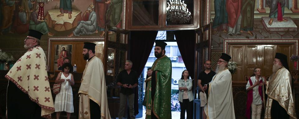 L'église de Saint Constantine, à Athènes [AFP - PANAYOTIS TZAMAROS]