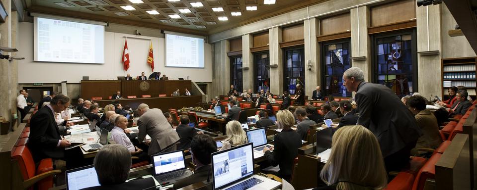 Une session plénière du Grand Conseil genevois. [Keystone - Salvatore Di Nolfi]