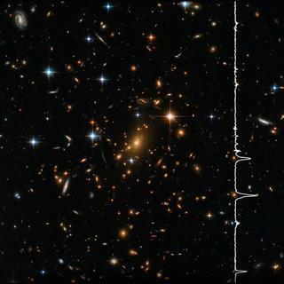 Capture d’écran de la vidéo publiée par la NASA sur la sonification d’une image du télescope Hubble. [NASA/Hubble/SYSTEM Sounds (Matt Russo, Andrew Santaguida)]