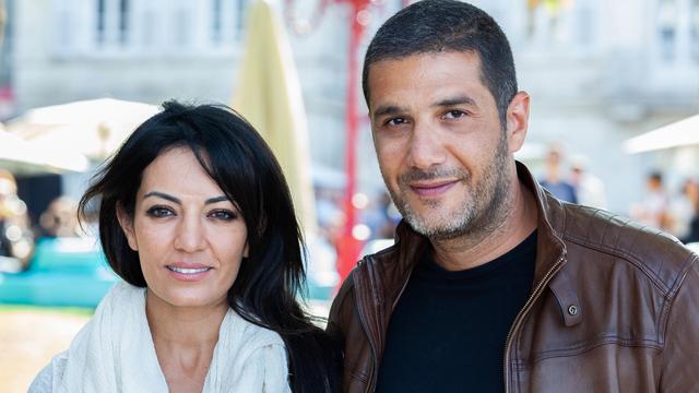 Les réalisateurs Maryam Touzani et Nabil Ayouch le 21 août 2019 au 12e Festival du Film Francophone d'Angoulême. [AFP - Yohan Bonnet]