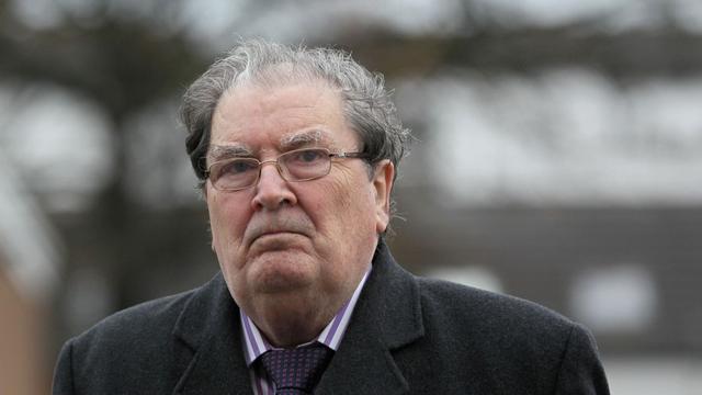 Le politicien catholique nord-irlandais John Hume, prix Nobel de la paix en 1998. [AFP - Peter Muhly]