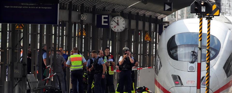 Le drame s'est déroulé à la gare principale de Francfort. [EPA/Keystone - Armando Babani]