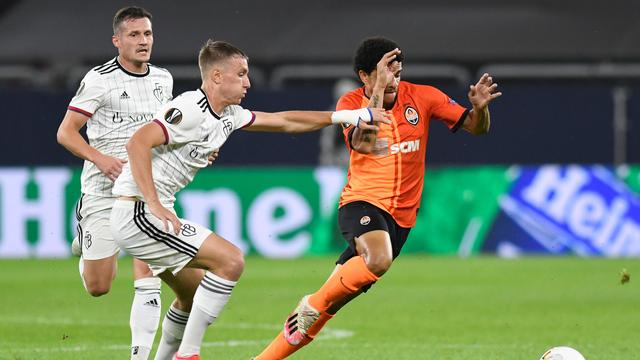 Les Bâlois ont été impuissants face à la vivacité des joueurs du Shakhtar Donetsk. [Bernd Thissen]