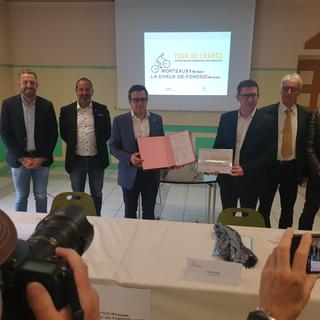La Chaux-de-Fonds a déposé une candidature conjointe avec la ville de Morteau pour constituer une étape du Tour de France [RTS - Deborah Sohlbank]