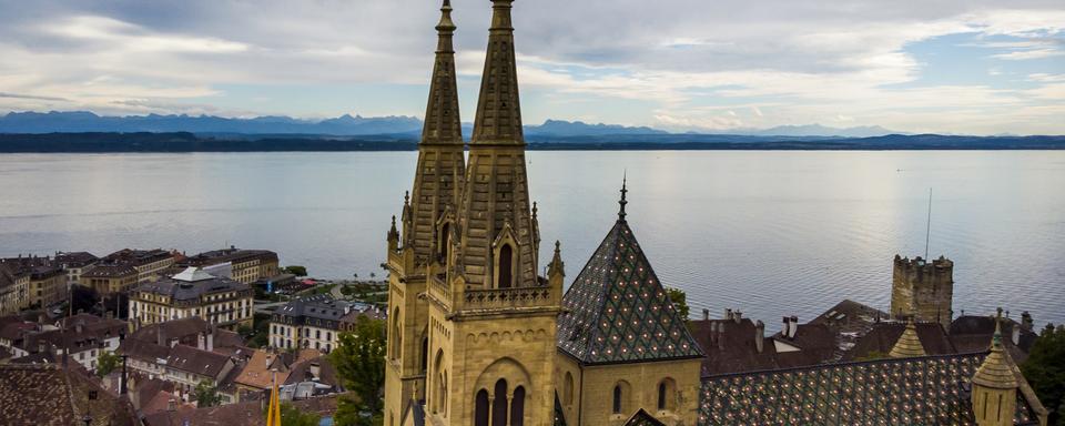 La Collégiale de Neuchâtel. [Keystone - Jean-Christophe Bott]