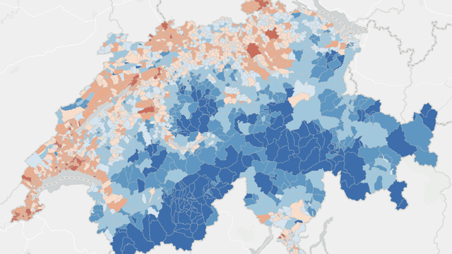 Résultats des votations par commune.