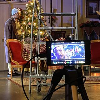 "Un chant de Noël" de Dickens de la Cie TrinityRep, filmée en 2020 pour une production vidéo, pandémie oblige. [Compagnie TrinityRep - Amanda Downing Carney]