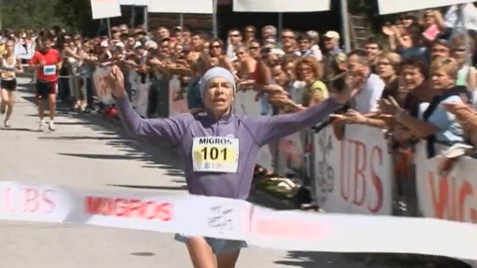 Anna Pichrtova, quadruple vainqueur de la course Sierre Zinal. [RTS]