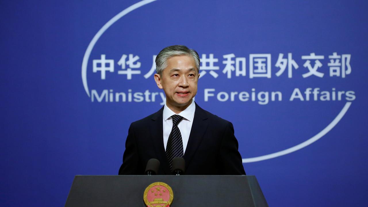 Wang min, porte-parole du ministère des Affaires étrangères chinois a dénoncé une "escalade sans précédent" après la fermeture imposé du consulat chinois de Houston. [Reuters - Tingshu Wang]