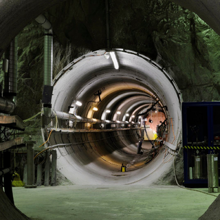 Un tunnel d'essai souterrain dans le Grimsel Test Site.
Img avec CP du projet Asclépios
Dieter Enz
Comet Photoshopping GmbH [Comet Photoshopping GmbH - Dieter Enz]
