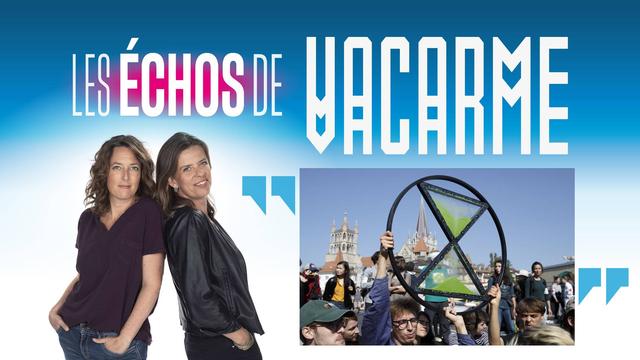 Les Échos de Vacarme: Extinction Rebellion, un climat de révolte. [RTS/Keystone - Vacarme/Salvatore Di Nolfi]