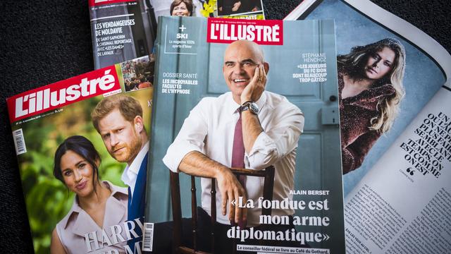 L'Illustré avait lancé une nouvelle formule en septembre 2019. [Keystone - Jean-Christophe Bott]