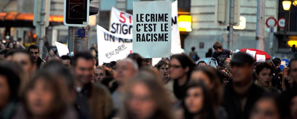 Des organisations dénoncent le racisme anti-noirs en Suisse. [KEYSTONE - Dominic Favre]