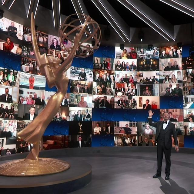 La 72e cérémonie des Emmy Awards s'est déroulée de manière virtuelle. [Keystone - Invision for the Television Academy/AP]