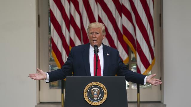 Le président américain Donald Trump. [Keystone/AP Photo - Evan Vucci]