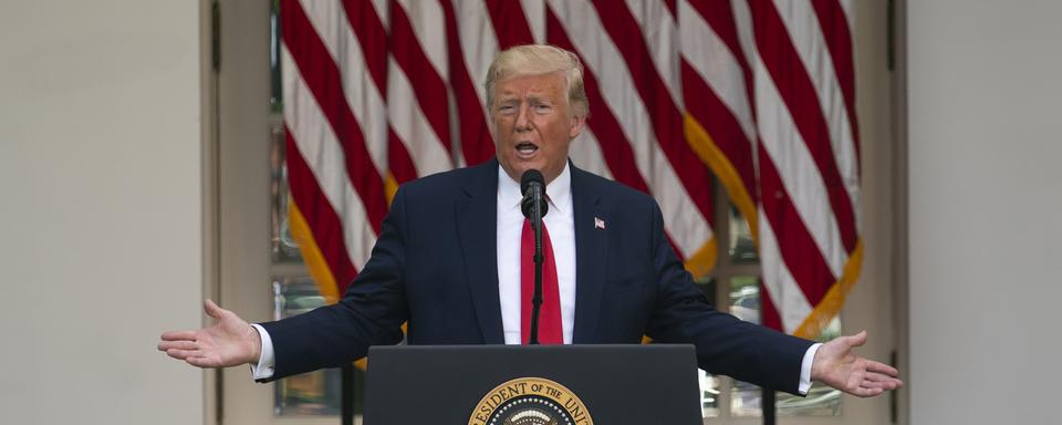 Le président américain Donald Trump. [Keystone/AP Photo - Evan Vucci]