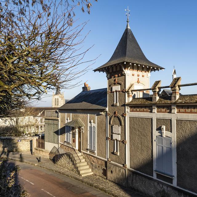 La maison de Maurice Ravel à Montfort-l'Amaury, dans les Yvelines en France. [AFP - MOREAU LAURENT / HEMIS]