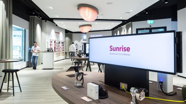 L'opération de rachat de Sunrise pourrait être finalisée en fin d'année. [Keystone - Ennio Leanza]