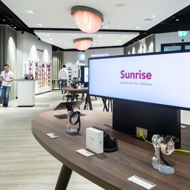 L'opération de rachat de Sunrise pourrait être finalisée en fin d'année. [Keystone - Ennio Leanza]