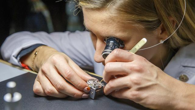 Le secteur de l'horlogerie est touché de plein fouet par la pandémie de coronavirus. [Keystone - Salvatore Di Nolfi]