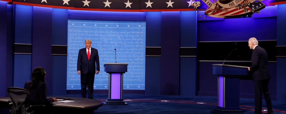 Dernier duel entre Donald Trump et Joe Biden avant le sprint final. [Jonathan Ernst]