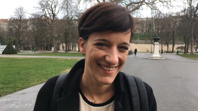 Isabelle Gattiker, directrice du FIFDH le Festival du film et forum international sur les droits humain. [RTS - Pauline Rappaz]