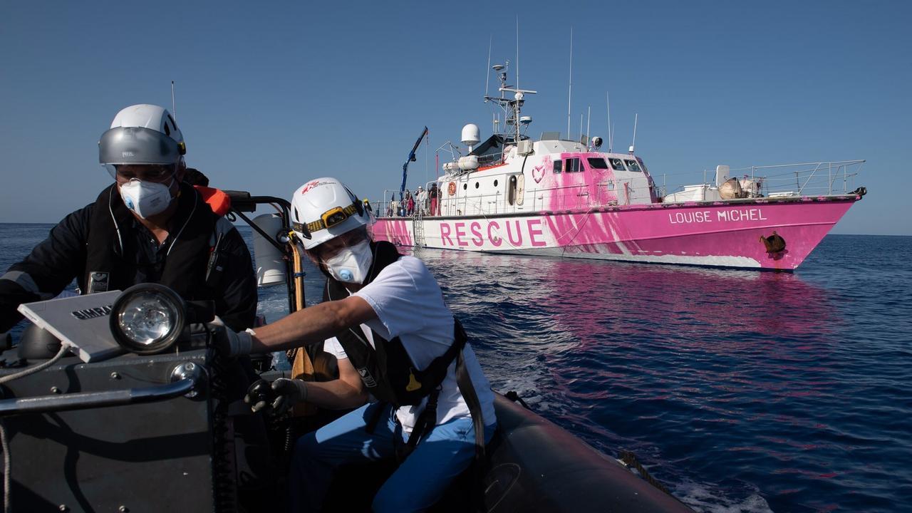 Un navire de Banksy en Méditerranée pour secourir les migrants [Sea-Watch]