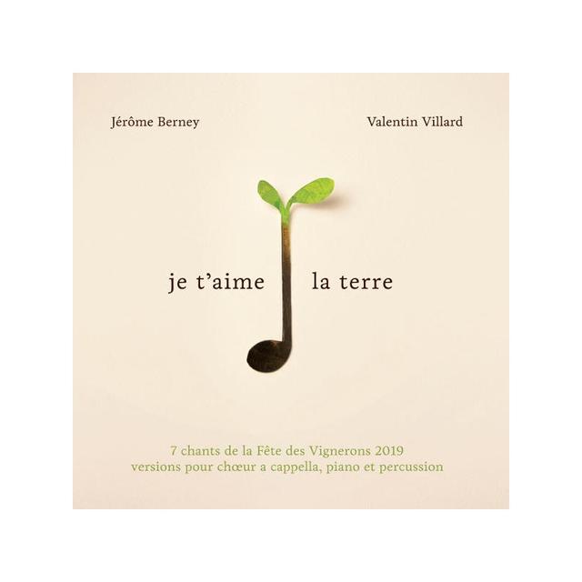 Le CD "Je t aime la Terre". [VDE-GALLO]