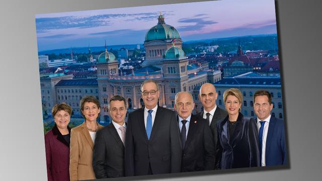 La photo officielle 2021 du Conseil fédéral. [admin.ch - Markus A. Jegerlehner]