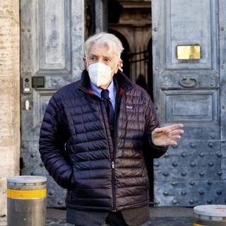 Corrado Augias, journaliste et écrivain italien. [LaPresse via AP/ Keystone - Mauro Scrobogna]
