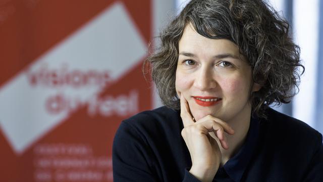 Emilie Bujès, directrice artistique du Festival Visions du Réel à Nyon. [Keystone - Jean-Christophe Bott]