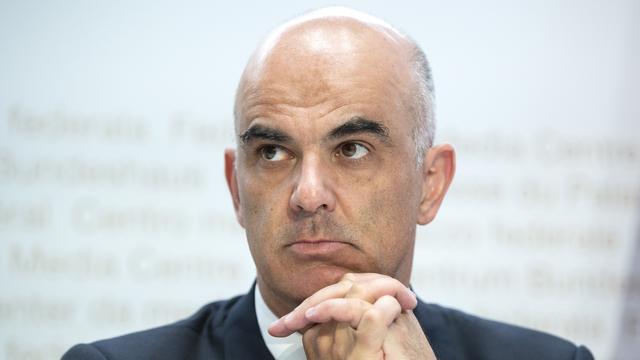 Le conseiller fédéral Alain Berset. [Keystone - Peter Schneider]