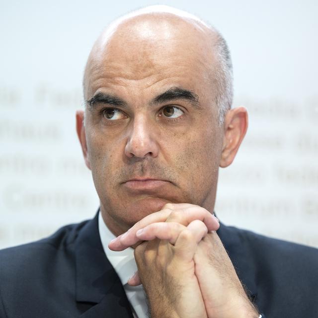 Le conseiller fédéral Alain Berset. [Keystone - Peter Schneider]