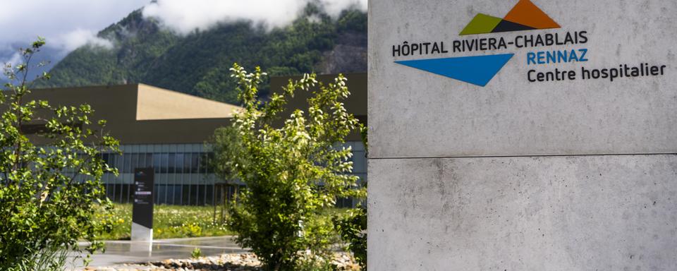 L'hôpital Riviera-Chablais à Rennaz (VD). [Keystone - Jean-Christophe Bott]