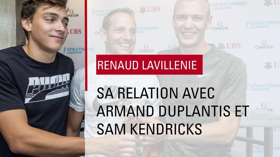 Armand Duplantis, Renaud Lavillenie et Sam Kendricks [Martial Trezzini]