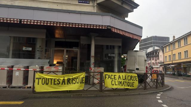 Journée d’action du 15 mai à Delémont. [RTS - Gaël Klein]