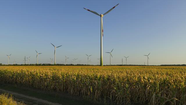 Le parc éolien de Neusiedl am See, au sud-est de Vienne en Autriche. [Mint Image]